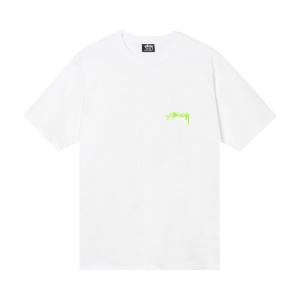 Футболка Stussy Hopper Tee 'White', белый