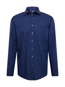 Рубашка делового покроя Regular Fit SEIDENSTICKER, темно-синий