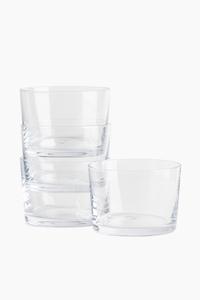 Набор стаканов H&M Low Glass, 4 штуки, прозрачный