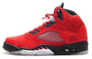 Jordan 5 Retro Dmp Raging Bull Red Suede