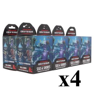 Миниатюра WizKids/NECA D&D Icons of the Realm: Seas & Shores - Booster Case (32)