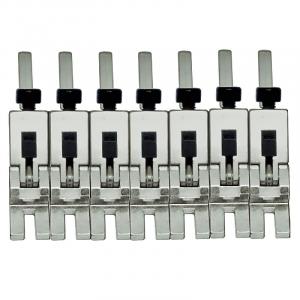 Подлинное седло Floyd Rose 1000 Series Pro с 7 струнами — никель 1000 Series Pro 7 String Saddle Set