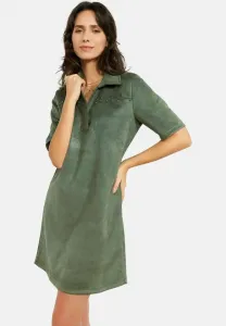 Платье для дневного отдыха, украшенное стразами Lolaliza, Khaki Med