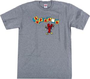 Футболка Supreme Dynamite Tee 'Heather Grey', серый
