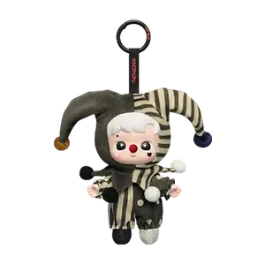 Брелок POP MART WHY SO SERIOUS Collection Joker Plush Charms (упаковано в пакет), Silver Mist Clown