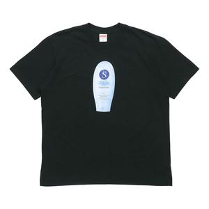 Футболка fw19 week 1 super cream tee short sleeve black Supreme, черный