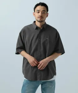 Рубашка с коротким рукавом и вышивкой в один конец Bayflow, цвет Charcoal 18