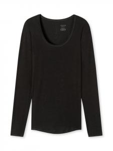 Лонгслив Schiesser Longsleeve Personal Fit, черный