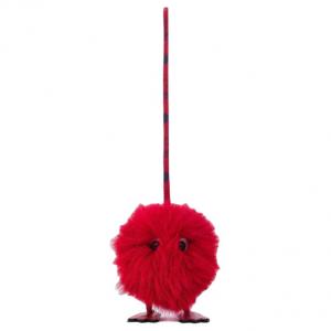 MCM Подвеска из ткани унисекс леденцово-красный, Candy Red