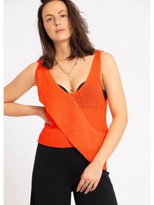 Топ SASSYCLASSY, оранжевый