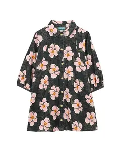 Детское платье-рубашка с принтом Kenzo Kids, мультиколор