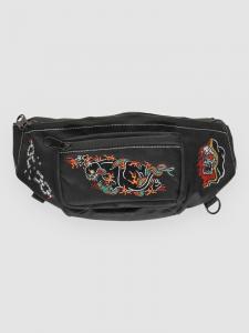Сумка через плечо Ninth Hall Tatted Emb Bauchtasche, black