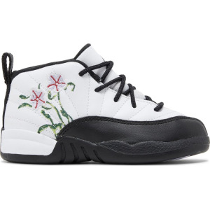 Кроссовки Air Jordan 12 Retro TD Floral, белый