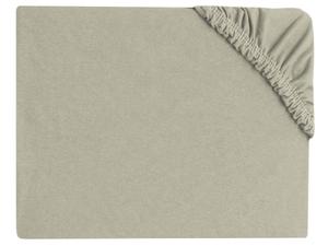 Простыня Zollner светло-серый, 100/200 см