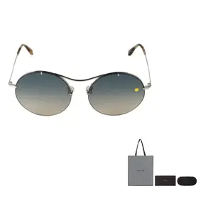 TOM FORD Металлические круглые солнцезащитные очки унисекс, Gold