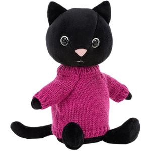 Котенок вязаная ткань плюшевые куклы 22 см высота в сидячей позе JELLYCAT
