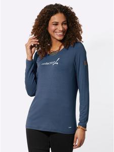 Рубашка с длинными рукавами дымчато-синего цвета WITT WEIDEN