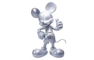 Коврик с изображением Микки Мауса из коллекции Like Collection с модными фигурками 28 см Disney, mickey - pearl brilliant 28cm