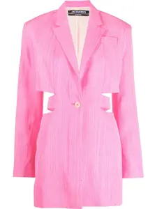 Короткое платье-пиджак Bari JACQUEMUS, розовый