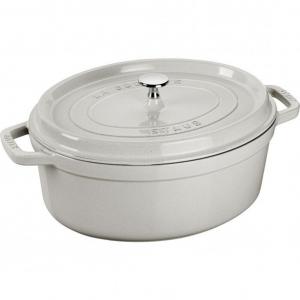 Форма для запекания Staub La Cocotte Oval, 3,2 л, 27 см, Белый трюфель