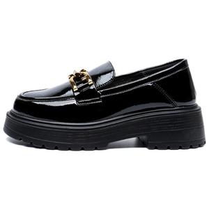 Лоферы женские низкие черный Spider King