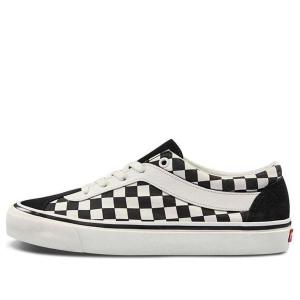 Кроссовки bold ni checkerboard 'black marshmallow' Vans, черный