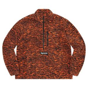 Пуловер Supreme Polartec Half Zip Pullover Tiger, оранжевый