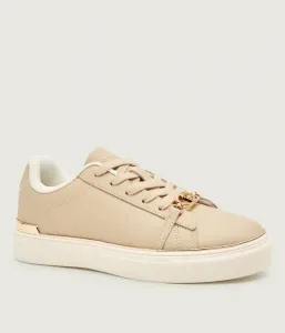 Кожаные кроссовки KIKI 01 Liu Jo, бежевый