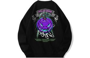 Унисекс худи POLAR BEAR, черное с капюшоном