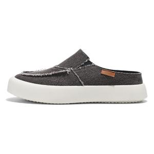 CAMOSI Мужские противоскользящие тапочки с закрытым носком черные, цвет Black