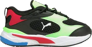 Кроссовки Puma RS-Fast Infant Black Elektro Green, черный