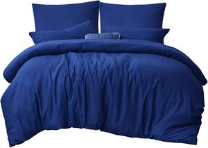 Комплект постельного белья RUIKASI, 3 предмета, 200х200/80x80, королевский синий