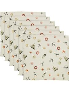 Erwin Müller Хлопковые салфетки, 6 штук, разных цветов