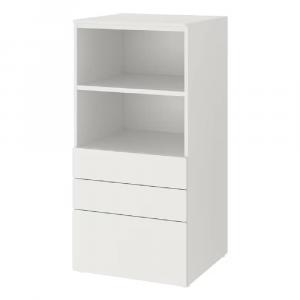 Книжный шкаф Ikea Smastad/Platsa 60X57X123 см, белый