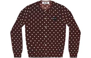 CDG Play Свитер женский коричневый