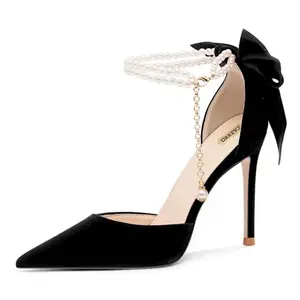 Женские туфли на высоком каблуке CAZXXO, черный