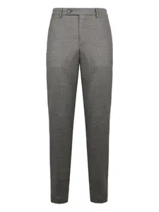 Брюки с прорезными карманами на пуговицах slowear, серый