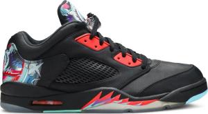 Кроссовки Air Jordan 5 Retro Low Chinese New Year 2016, черный