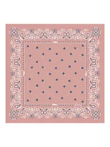 Шарф с принтом пейсли Longchamp, розовый
