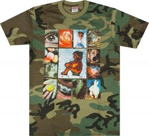 Футболка Supreme Original Sin Tee 'Woodland Camo', разноцветный