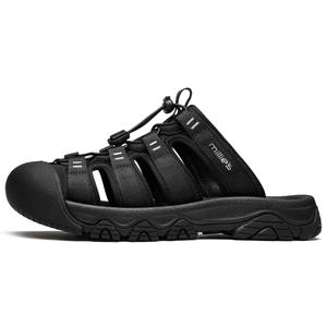 Millies Сандалии MILLIE'S с вырезами, износостойкие, с закрытым носком, мужские, черно-серые