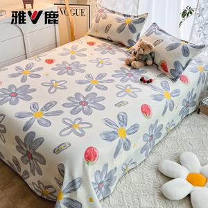 Yalu Простыня на резинке 150х230 см из хлопка, цвет Blueberry Blueberry