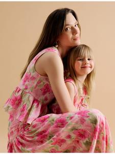 Блузка SS розового цвета с узором KOTON