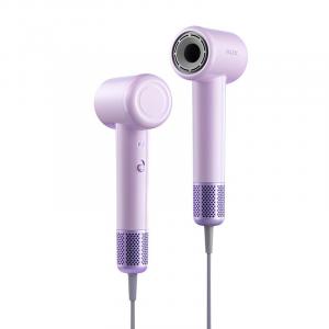 Высокоскоростной фен для волос 1600W Hair Friendly, высокий мощность, безлопастный воздушный поток AAB 16AG021 AUX, фиолетовый