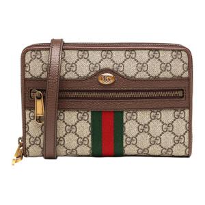 Сумка через плечо Ophidia из коровьей кожи унисекс Ebony & Brown GUCCI