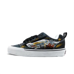 Vans Knu Skool устойчивые к истиранию низкие кроссовки для скейтбординга Unisex Black