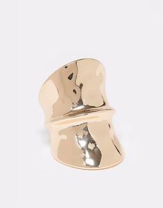 Эффектное кольцо цвета кованого золота Asos Design