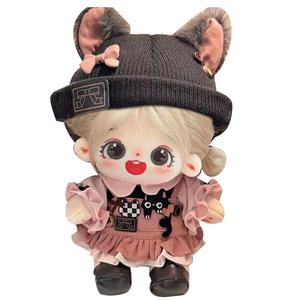 Очаровательная премиальная двусторонняя хлопковая кукла плюшевая кукла высотой 20см Dolls and bears dance