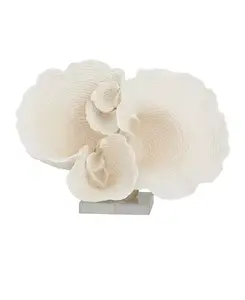 Прибрежная скульптура, 9" x 13" Rosemary Lane, white