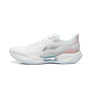 Беговые кроссовки Li-Ning Super Light 23 Cushioning Slip Resistant Abrasion Resistant Breathable Low top женские белые, standard белый